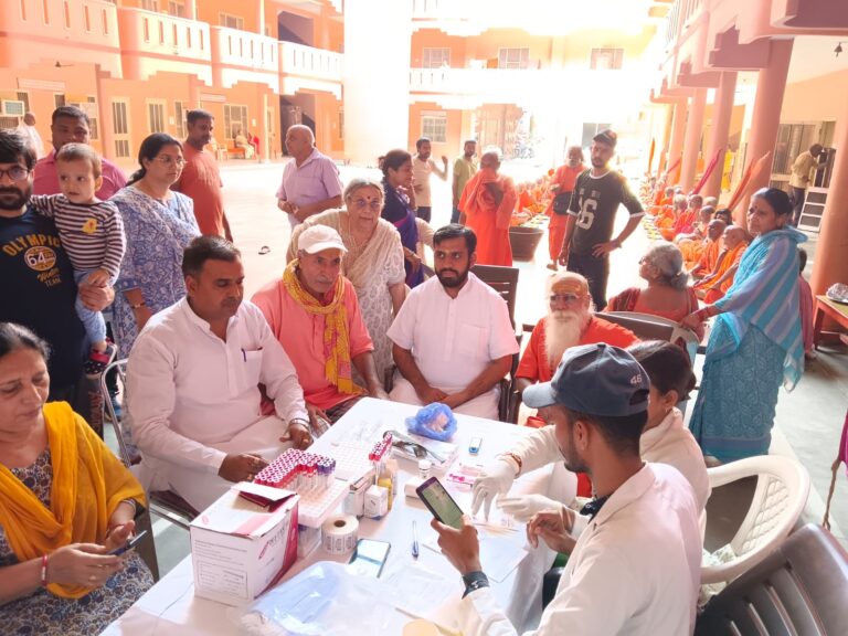 आयुष्मान भवः योजना के तहत  चिकित्सा जांच शिविर का आयोजन