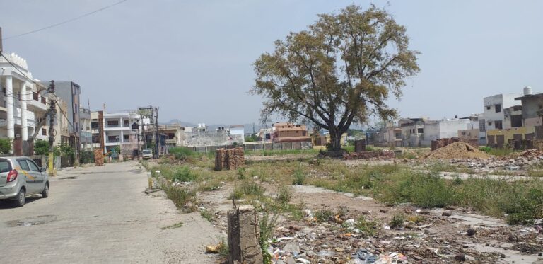 औद्योगिक श्रेणी की जमीन पर प्लाटिंग की योजना